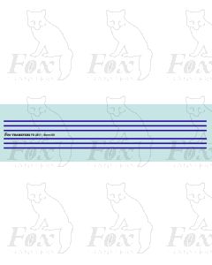 LINING 150mm x 1.0mm Sheffield Blue