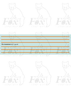 LINING 150mm x 1.0mm orange