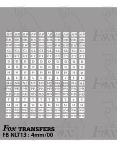 CENTRAL AREA EAST Garage Codes (stencilled)