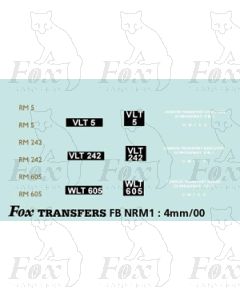 3 RM 5, 242, 605 - Legal Lettering Set