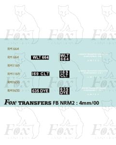 3 RM 664 (gold), 1169, 1635 - Legal Lettering Se