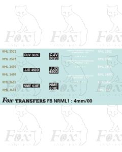 3 RML 2302, 2450, 2631 - Legal Lettering Se