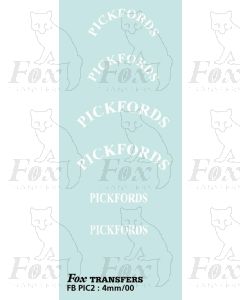 PICKFORDS Round oval tanker ends - include headboards