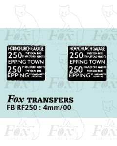 DESTINATION SCREENS - HORNCHURCH-EPPING TOWN 