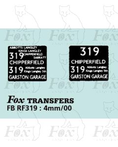 DESTINATION SCREENS - CHIPPERFIELD - GARSTON GARAGE 