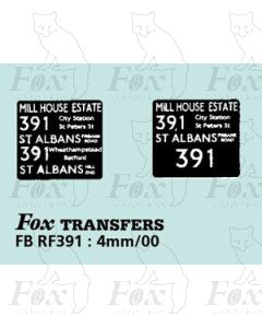 DESTINATION SCREENS - MILL HOUSE ESTATE - ST ALBANS - ST ALBANS