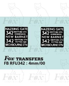 DESTINATION SCREENS - NAZEING GATE - NEW BARNET - BROXBOURNE  