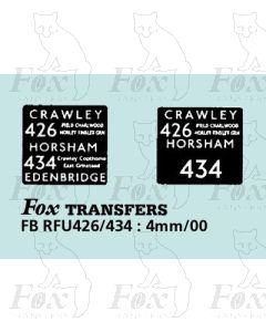 DESTINATION SCREENS - CRAWLEY - HORSHAM - EDWBRIDGE 