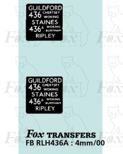 DESTINATION SCREENS - GUILDFORD - STAINES - RIPLEY 