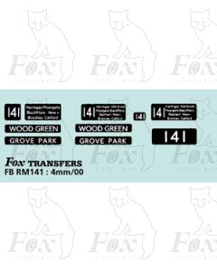 DESTINATION SCREENS - WOOD GREEN - GROVE PARK