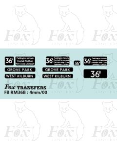 DESTINATION SCREENS - GROVE PARK - WEST KILBURN