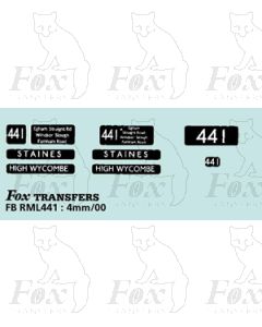 DESTINATION SCREENS - STAINES - INES - HIGH WYCOMBE
