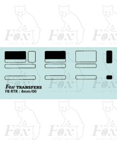DESTINATION SCREENS - Restricted screen with outline