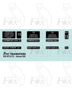 DESTINATION SCREENS - LADBROKE GVE - EAST HAM 