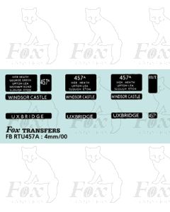 DESTINATION SCREENS - WINDSOR CASTLE - UXBRIDGE  