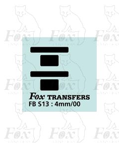 DESTINATION SCREENS -  Blank Profiles - BRISTOL OMNIBUS T Type 4 track