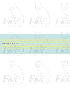 LINING - 6 Straight lines, 150mm x 1.0mm Tilling cream