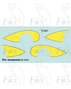 Coach side Flashes - Windover cream