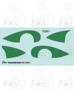 Coach side Flashes - Windover green