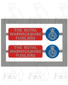 45104 THE ROYAL WARWICKSHIRE FUSILIERS (non standard design)