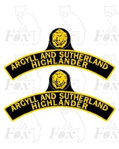 4-6-0  ARGYLL AND SUTHERLAND HIGHLANDER