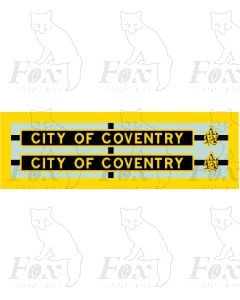 6240 CITY OF COVENTRY (with crests)