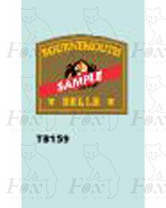 Tailboard - BOURNEMOUTH BELLE Multi-coloured