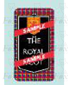 Tailboard - THE ROYAL SCOT - for BR Era LMS/BR Mk1 Coaches