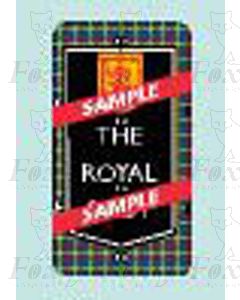 Tailboard - THE ROYAL SCOT - for later BR Steam Era