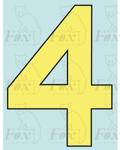 8 inch Cabside Numbering