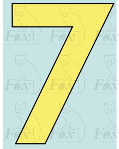 9 inch Cabside Numbering