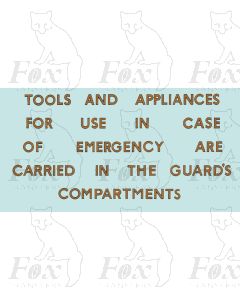 BR Tools/Appliances sign