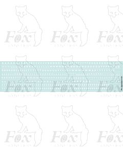 Alphabet in white - GILL BOLD, 3mm