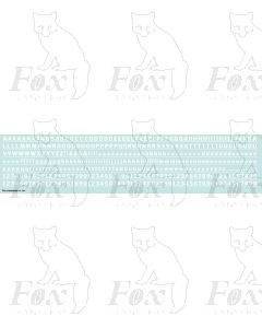 Alphabet in white - Franklin Heavy, 5mm