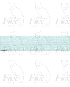 Alphabet in white - Cheltenham Medium, 5mm