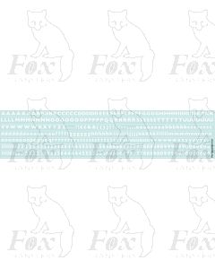 Alphabet in white - GILL BOLD, 5mm