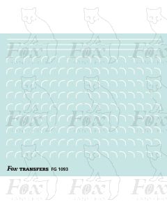 Corners in white - Medium-Radius 0.35mm