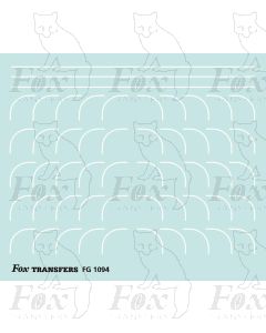 Corners in white - Large-Radius 0.35mm