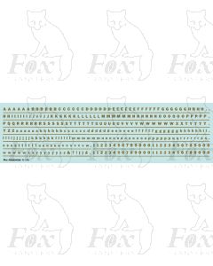 Alphabets in gold - Franklin Heavy, 3mm