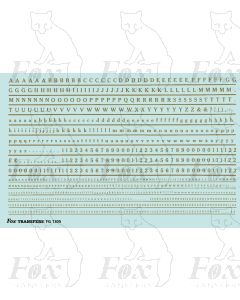Alphabets in gold - Cheltenham Medium, 2mm & 1mm