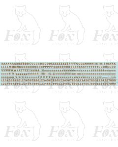 Alphabet in gold - Franklin Heavy, 5mm