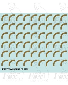 Corners in gold - Large-Radius 1.5mm