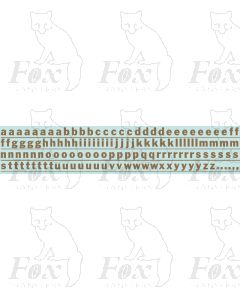 Alphabet in gold - Franklin Heavy, 10mm