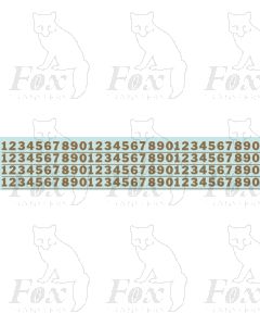 Alphabet in gold - Franklin Heavy, 10mm