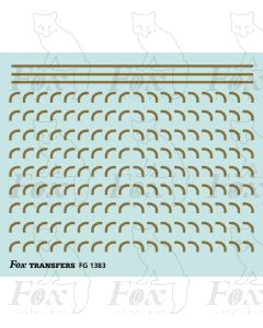 Corners in gold - Medium-Radius 0.75mm