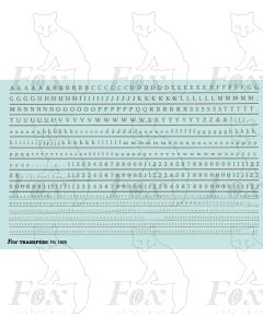 Alphabet in silver - Cheltenham Medium, 2mm & 1mm