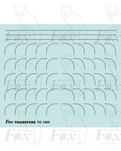 Corners in silver - Large-Radius 0.35mm