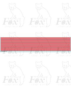 Lining in red - 298mm x 2.5mm