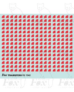 Corners in red - Small-Radius corners 2.5mm