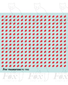 Corners in red - Small-Radius corners 1.5mm